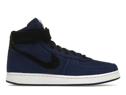 Мужские высокие кроссовки Nike Vandal High Stussy, темно-синие