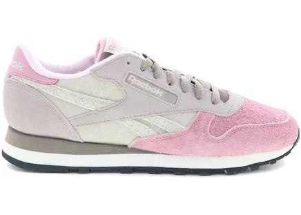 Мужские кроссовки Reebok Classic Leather, песочно-серо-розовые