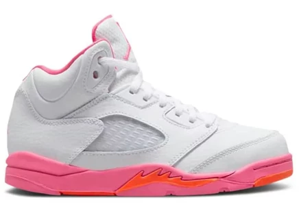 Детские кроссовки Jordan 5 WNBA (PS), розово-оранжевые