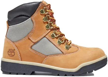 Детские ботинки Timberland Field Boot Lace Up, пшеничные