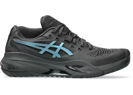 Женские кроссовки asics gel-resolution x, черно-синие