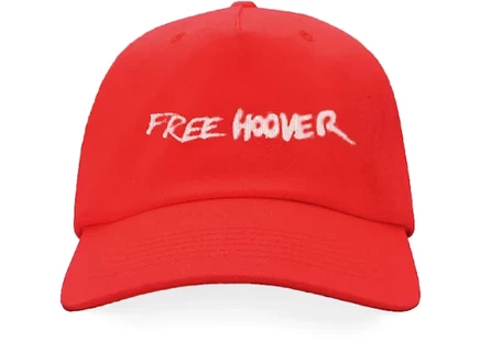 Мужская кепка Kanye West Free Hoover, красная