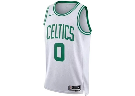 Мужская баскетбольная майка Nike Jayson Tatum Boston Celtics, бело-зеленая
