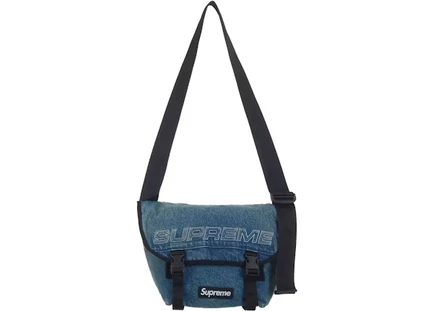 Унисекс сумка-мессенджер Supreme Denim, индиго