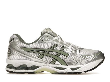 Мужские кроссовки Asics Gel-Kayano 14, бело-серые