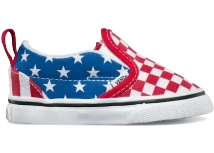 Детские слипоны Vans Slip-On Stars&Stripes, триколор