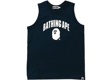 Мужская майка Bape Tank Top, темно-синяя