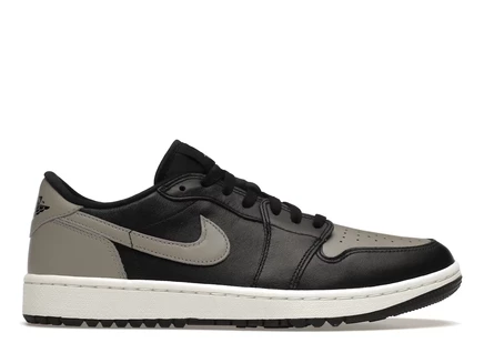 Мужские кроссовки Jordan 1 Retro Low Golf Shadow, черные/серые