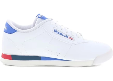 Женские кроссовки Reebok Princess Fitness, белые/синие/красные