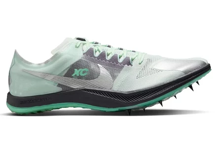 Мужские шиповки Nike ZoomX Dragonfly, зеленые/серебристые