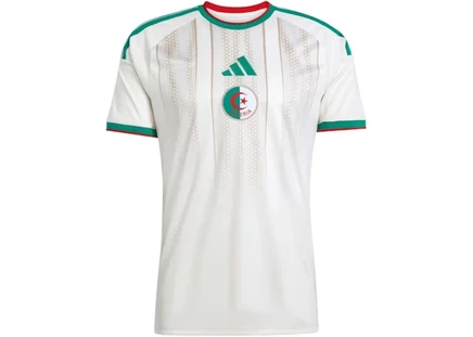 Детская футболка Adidas Algeria 26 Home, мелово-белая