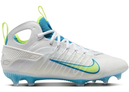 Мужские кроссовки Nike Huarache 9 Mid, бело-синие/жёлтые