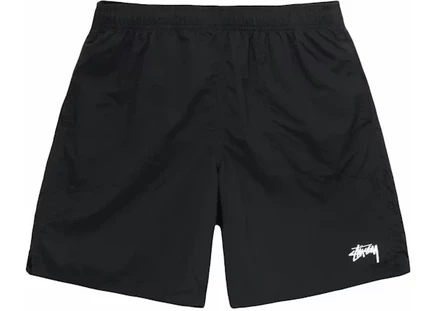 Мужские шорты Stussy Water Stock SS24, черные