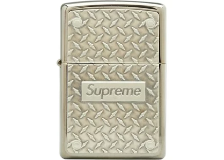 Зажигалка Supreme Diamond Plate, металлическая