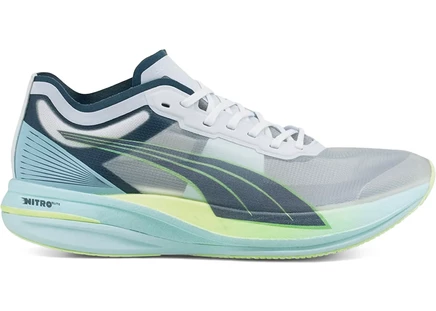 Мужские кроссовки Puma Deviate Nitro Elite, белые с серым