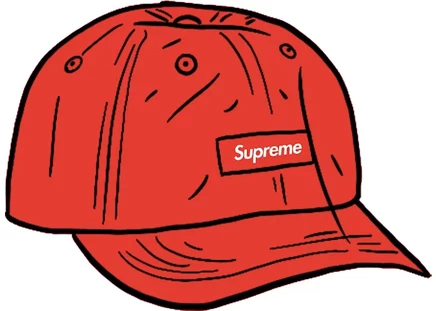 Унисекс кепка Supreme Faded Ripstop, красная