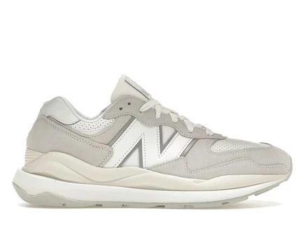 Мужские кроссовки New Balance 57/40, белые Sea Salt