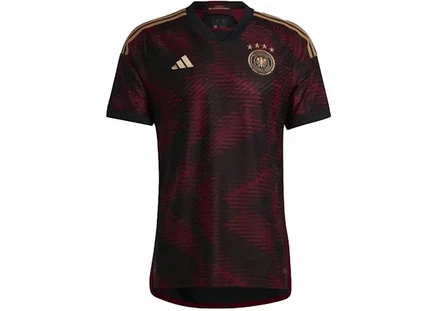 Мужская футболка Adidas Germany 2022 гостевая, бордовая