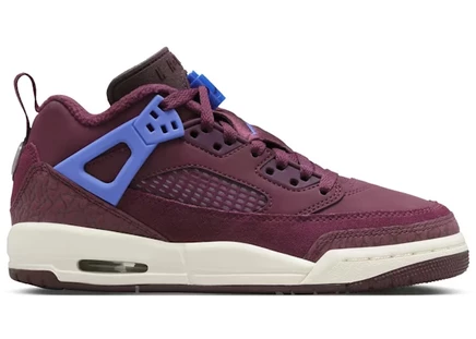Детские кроссовки Jordan Spizike Low, бордо-кремово-синие