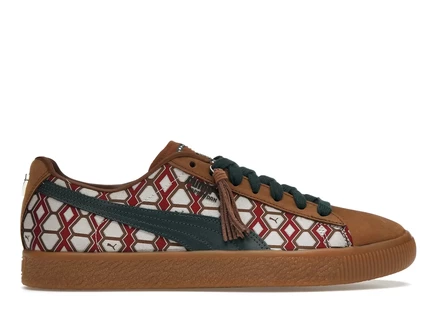 Мужские кроссовки Puma Clyde Tassle Dapper Dan, коричневые