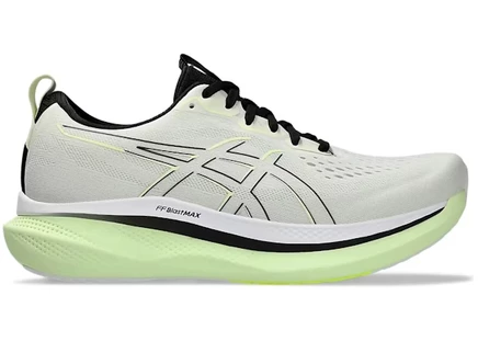 Мужские кроссовки Asics GlideRide Max, бежево-черно-зеленые