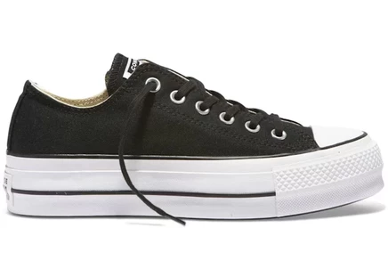 Женские кеды Converse Chuck Taylor All Star Lift Ox, черно-белые