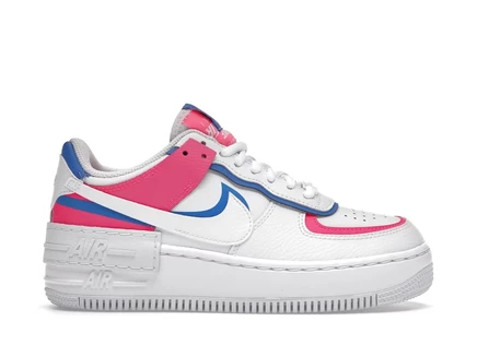 Женские кроссовки Nike Air Force 1 Low Shadow, бело-розовые
