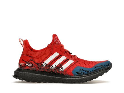 Детские кроссовки Adidas Ultra Boost 1.0 Marvel Spider-Man 2, красно-бело-черные
