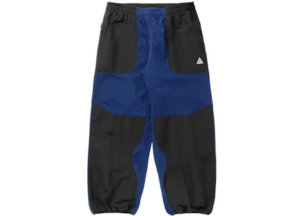 Мужские флисовые брюки Nike ACG Polartec, черно-синие