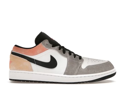 Мужские кроссовки Jordan 1 Low SE Flight Club, черно-белые
