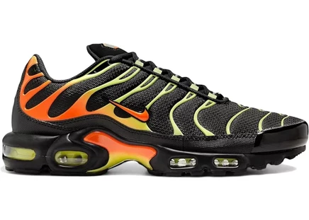 Мужские кроссовки Nike Air Max Plus Sunrise, чёрные/серо-оранжевые