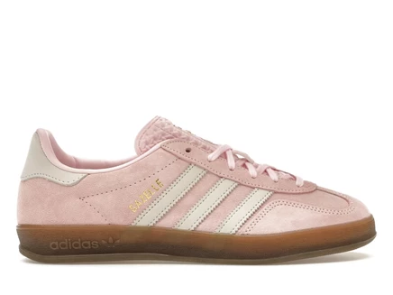 Женские кроссовки Adidas Gazelle Indoor, розовые/слоновая