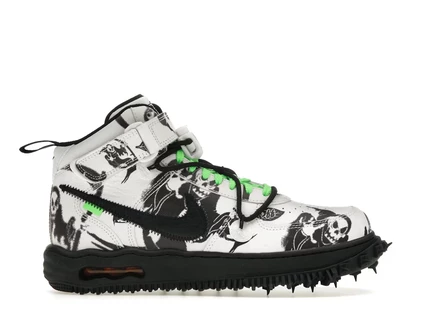 Мужские кроссовки Nike Air Force 1 Mid SP Off-White Grim Reaper