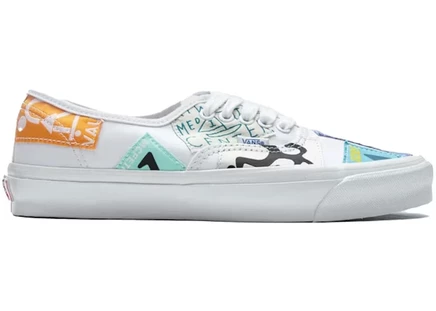 Унисекс кеды Vans OG Authentic LX Geoff McFetridge, многоцветные