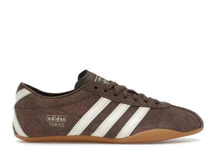Женские кроссовки Adidas Tokyo Earth Strata, слоновая кость/коричневая подошва