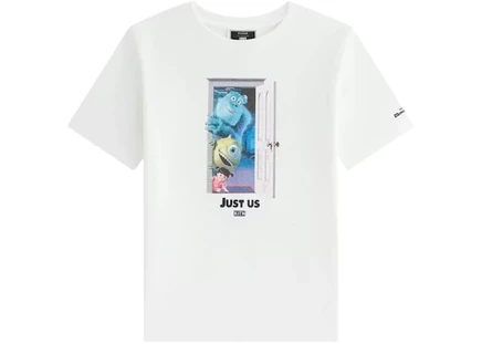 Детская футболка Kith Just Us Monsters, Inc., белая