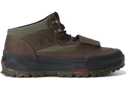 Мужские кроссовки Vans MTE Mountain Mid Gore‑Tex, темно-зеленые/темно-коричневые