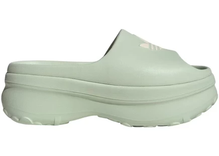 Женские сланцы Adidas adiFOM Stan, льняно-зеленые/белые