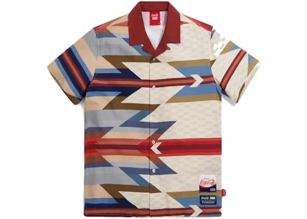 Мужская рубашка KITH x Coca-Cola x Pendleton, борд/мульти