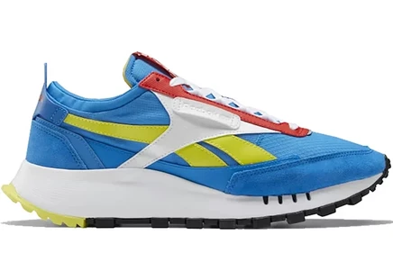 Мужские кроссовки Reebok Classic Leather Legacy, сине-желтые