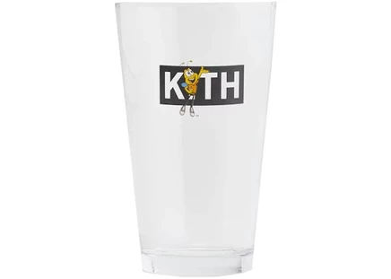 Коллекционный стакан KITH «Treats for Cheerios» с логотипом, прозрачный