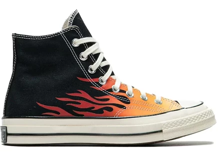 Мужские кеды Converse Chuck 70 Hi Fire, черно-красно-желтые
