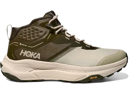 Мужские кроссовки Hoka Transport Hike Gore-Tex, зелено-бежевые