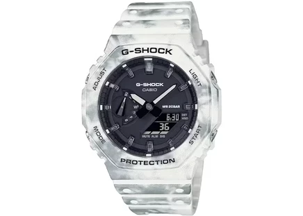 Мужские часы Casio G-Shock GAE2100GC-7A, кварцевые, корпус и ремешок из смолы, 45 мм, черный