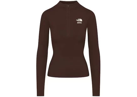 Женский лонгслив Skims x TNF Refina, какао