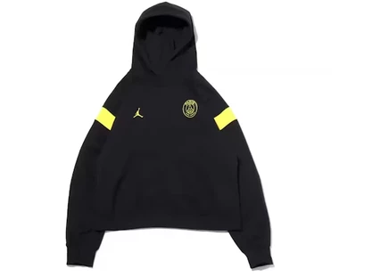 Женская худи Jordan x Paris Saint-Germain, черная/желтая