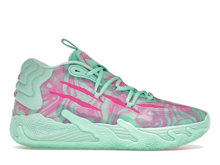 Мужские кроссовки Puma LaMelo MB.03 Miami, бирюзово-розовые