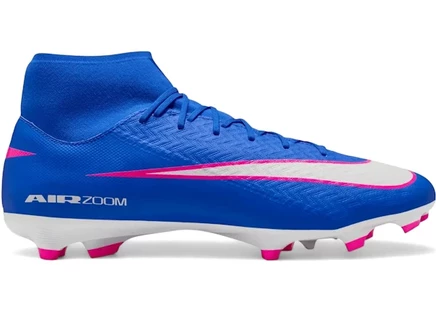 Мужские футбольные бутсы Nike Zoom Mercurial Superfly 10 Academy MG Attack Pack, синий/белый