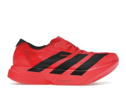 Мужские беговые кроссовки Adidas Adizero Adios Pro 4, красно-черные