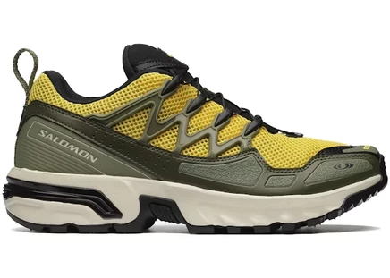 Унисекс кроссовки Salomon ACS+ OG, желто-оливковые